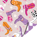Cadeaupapier -  Lucky boots  - 2 meter