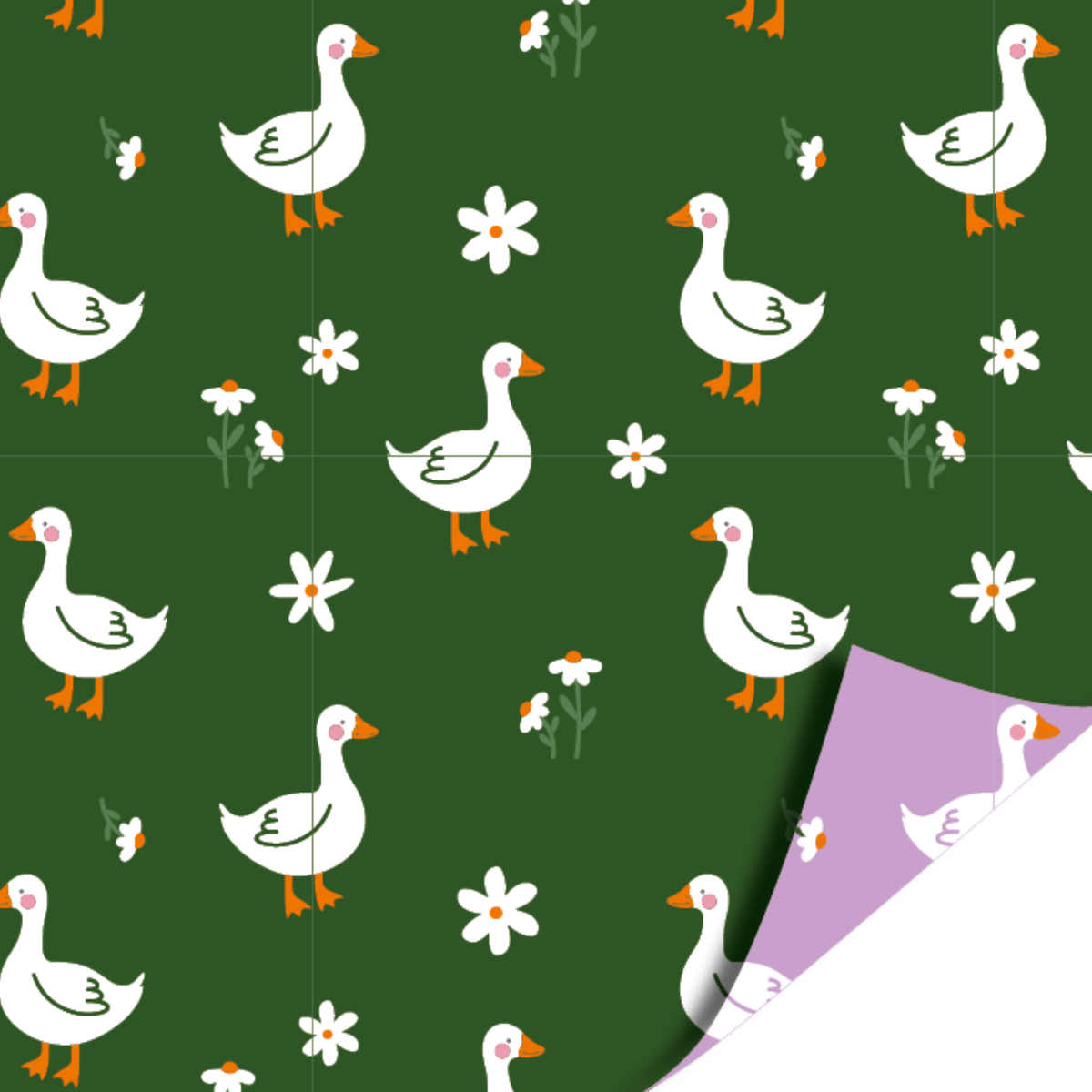 Cadeaupapier -  Little Goose  - 2 meter