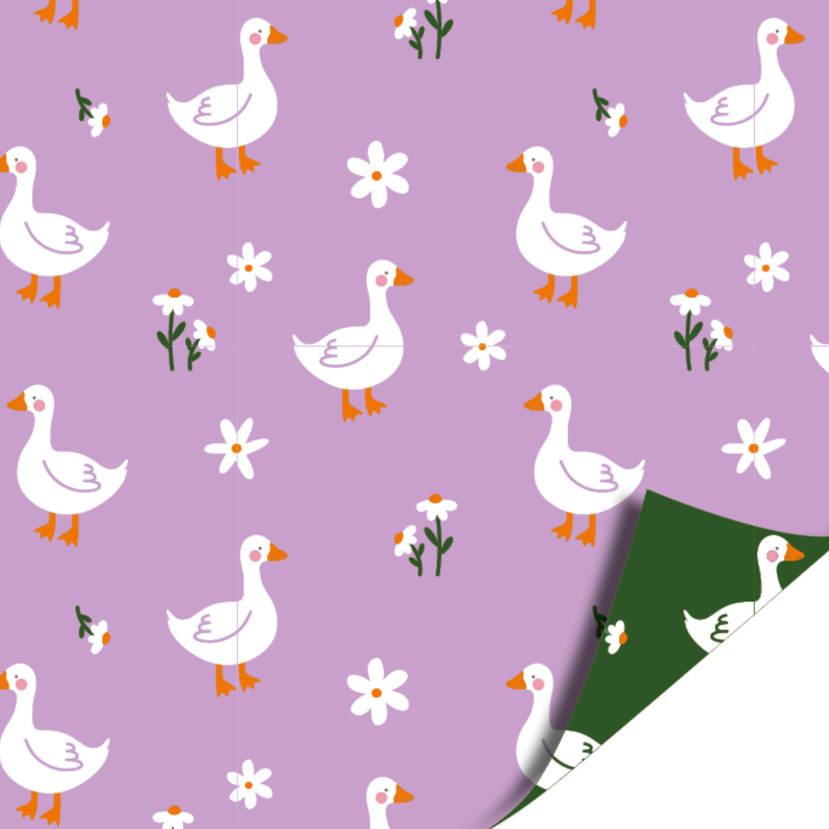 Cadeaupapier -  Little Goose  - 2 meter