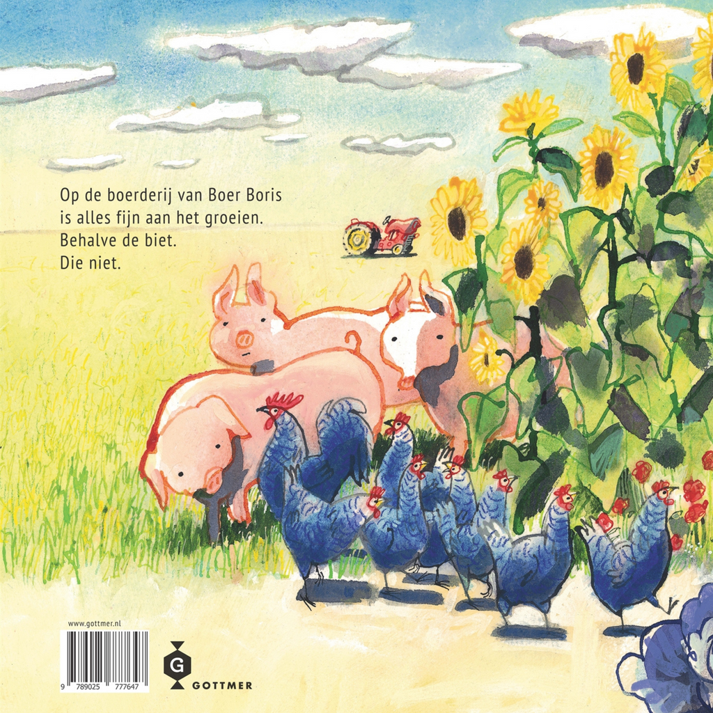 Hardcover boek Boer Boris en de bietjes