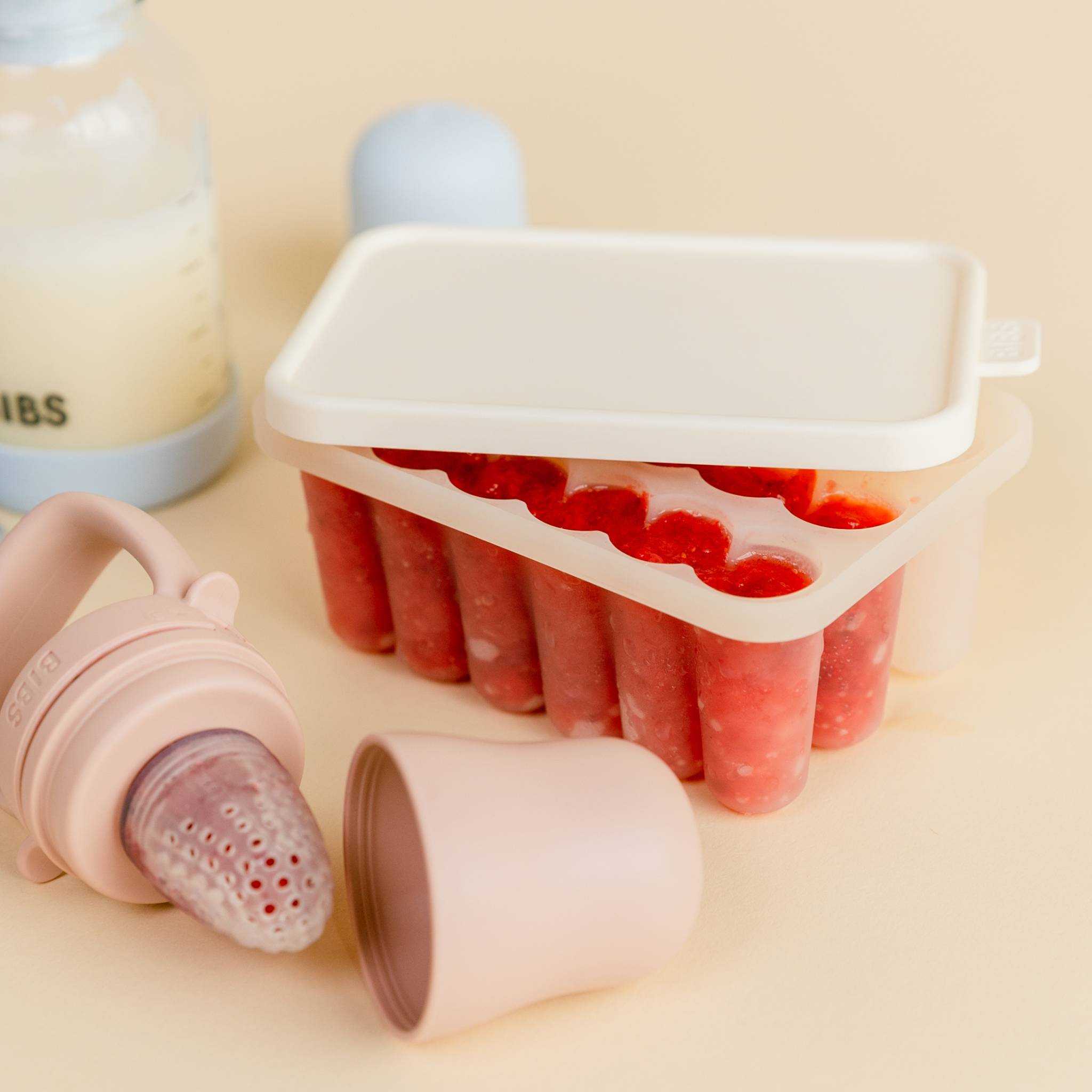 Bibs Baby Feeder freezer tray - Ivory