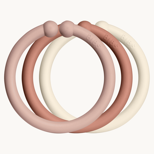 Bibs Loops - Blush/Woodchuck/Ivory