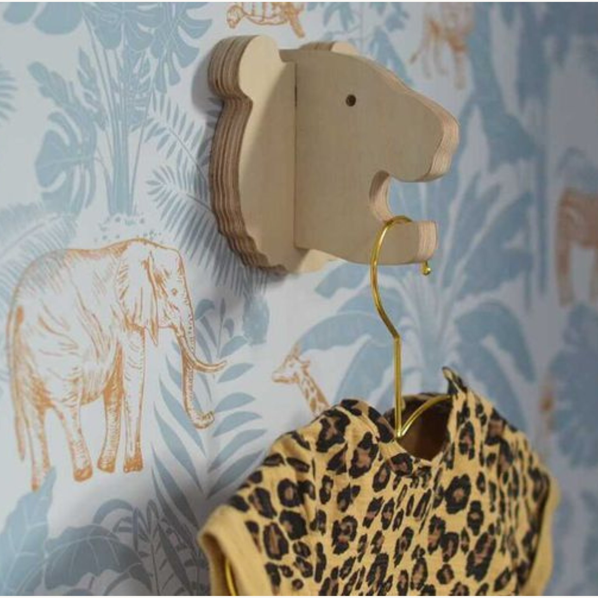 Ted & Fred - Wandhaak - Tijger Ted