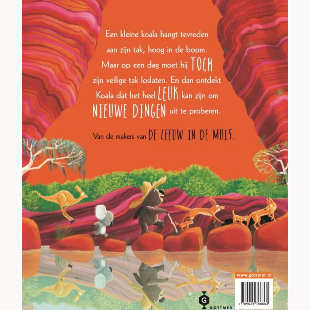 Hardcover boek laat maar los, koala
