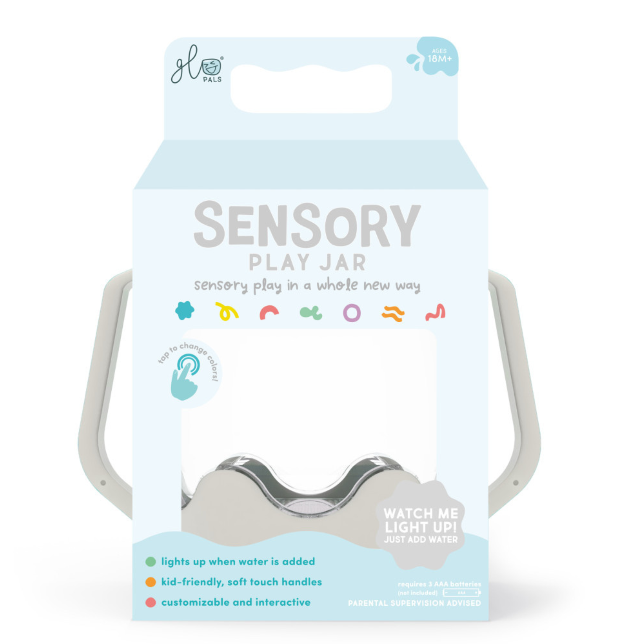 GloPals - Sensory play cup - Grijs