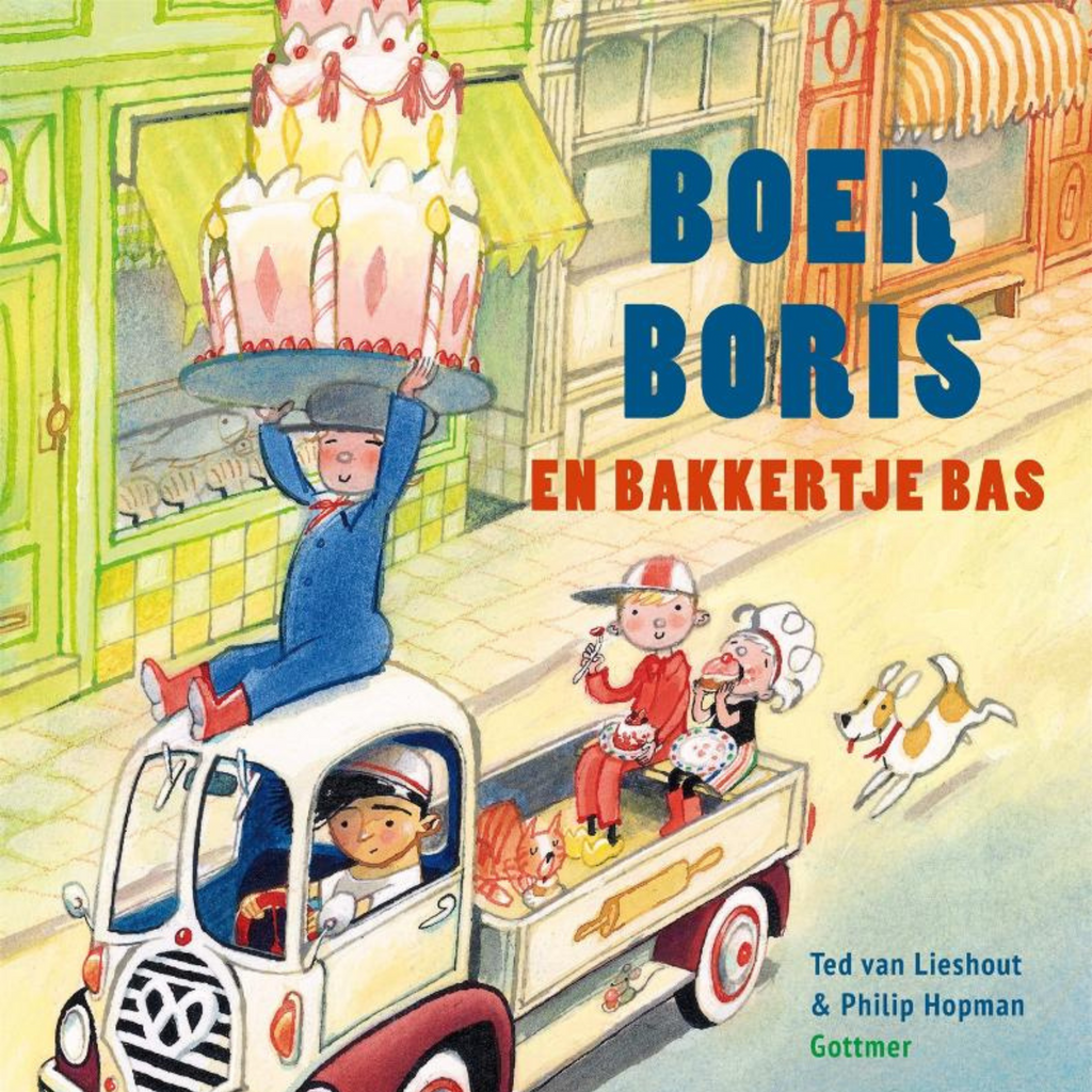 Hardcover boek Boer Boris en Bakkertje Bas