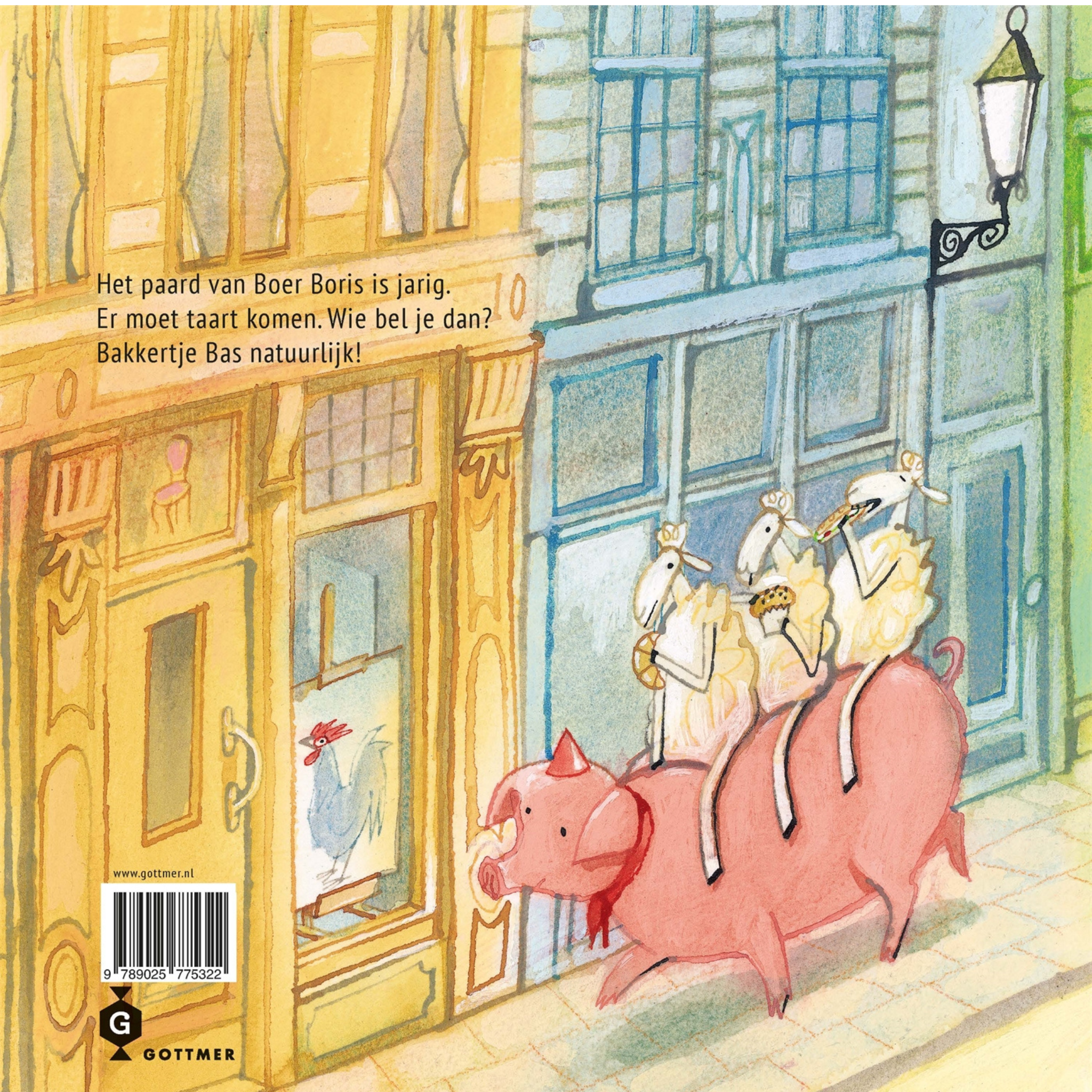 Hardcover boek Boer Boris en Bakkertje Bas