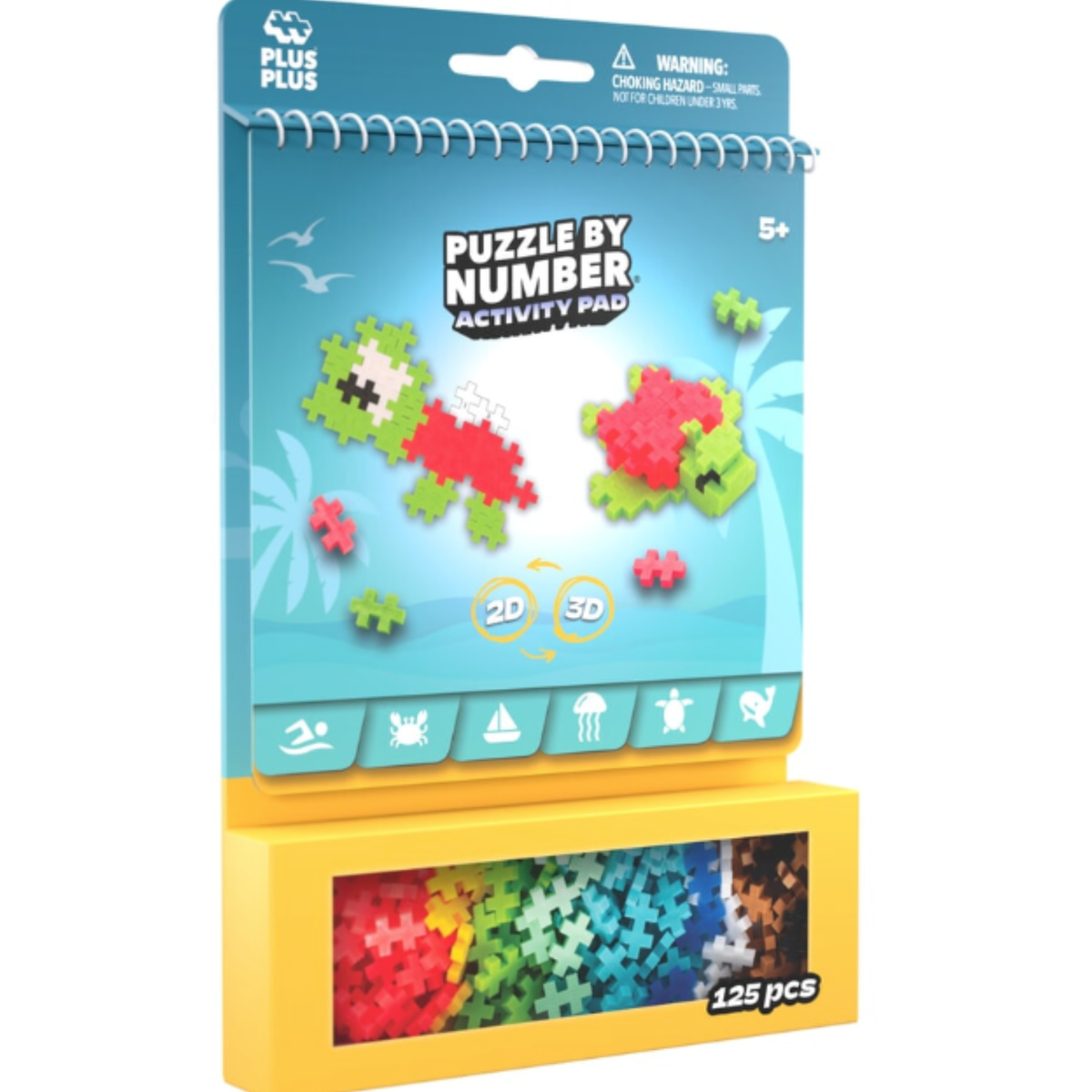 Plus-Plus Activity Pad - Oceaan