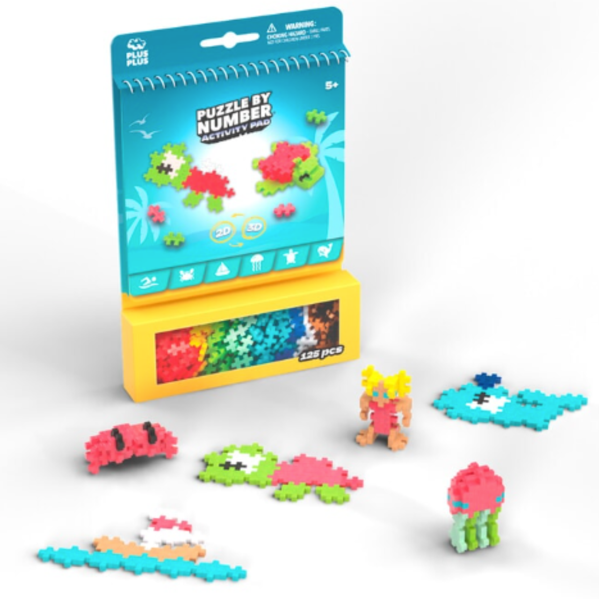Plus-Plus Activity Pad - Oceaan