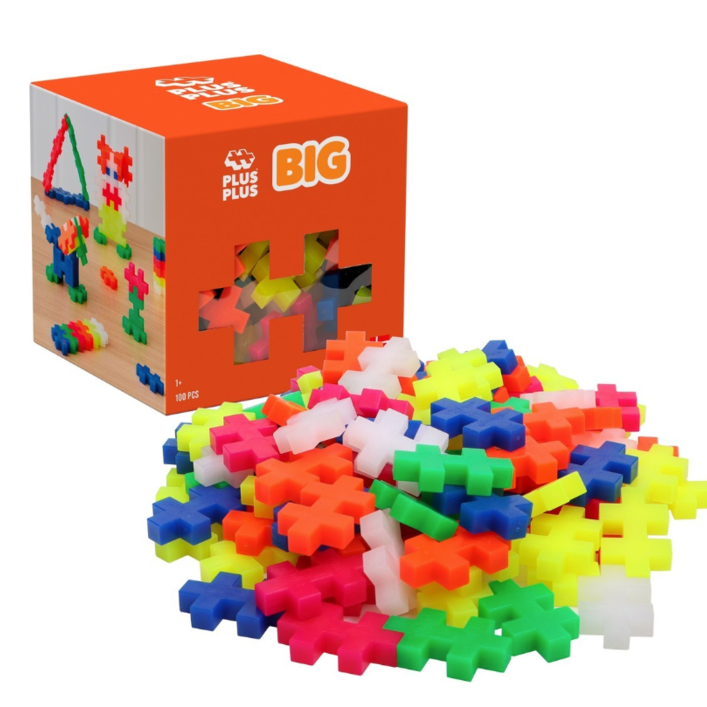 Plus-Plus - BIG Neon - 100 pcs