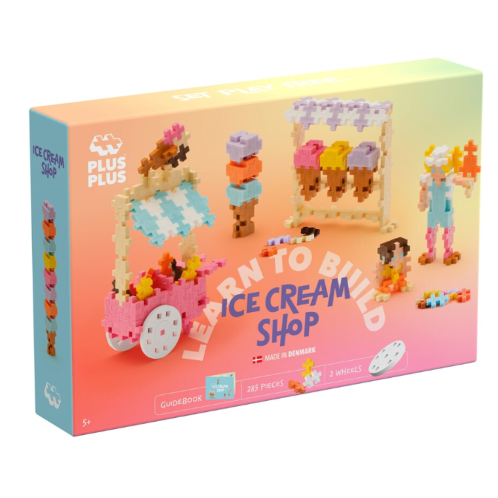 Plus-Plus -  Learn To Build -  Ice Cream Shop - 285 pcs