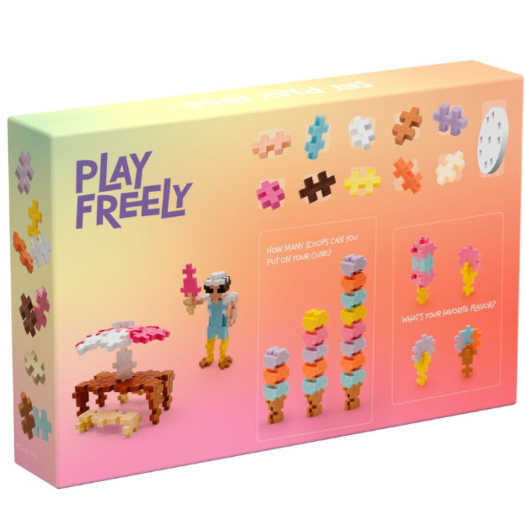 Plus-Plus -  Learn To Build -  Ice Cream Shop - 285 pcs