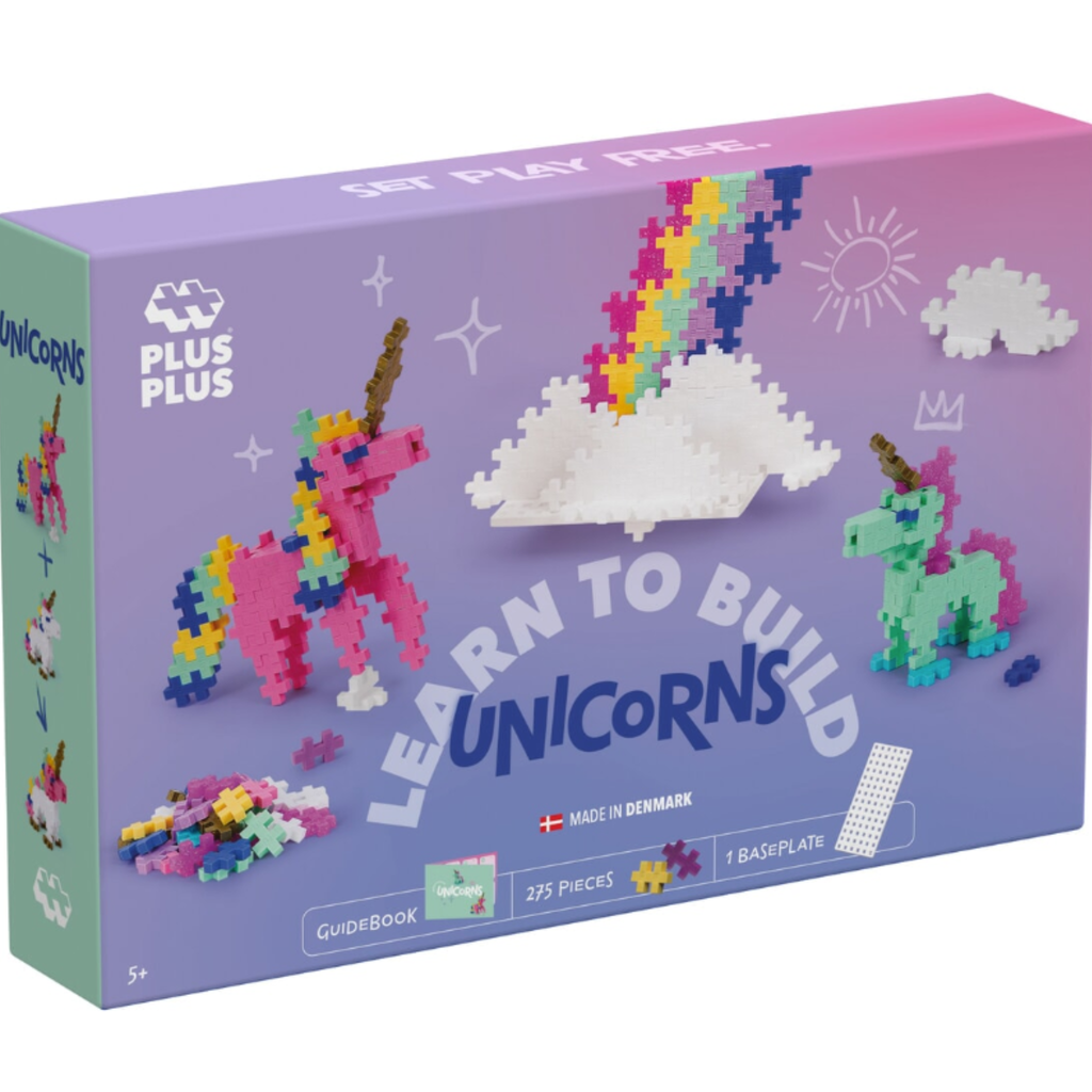 Plus-Plus -  Learn To Build - Unicorn - 275 pcs