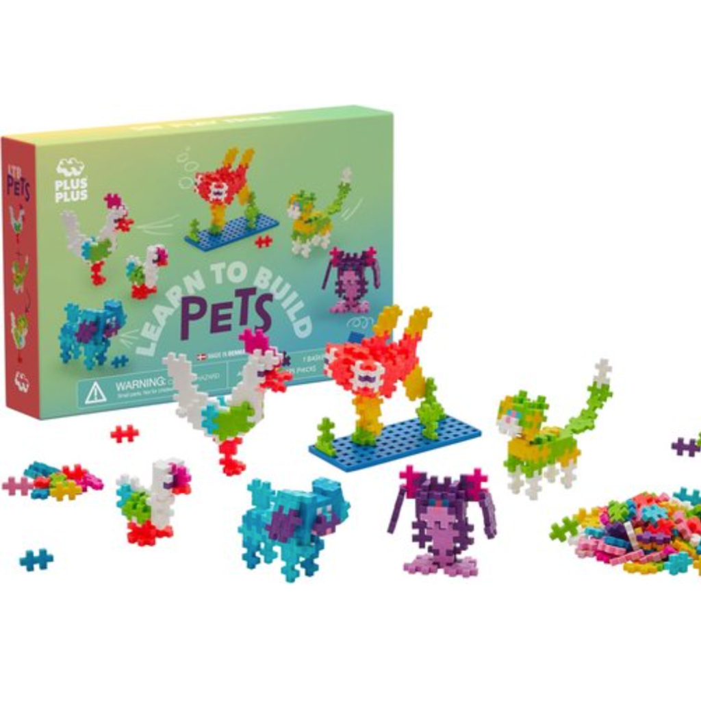 Plus-Plus -  Learn To Build - Pets - 275 pcs