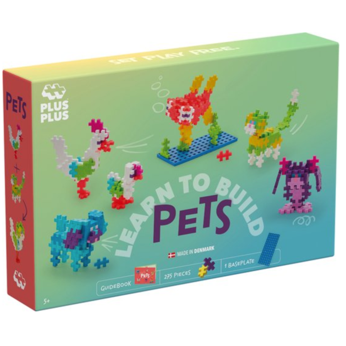 Plus-Plus -  Learn To Build - Pets - 275 pcs
