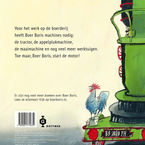 Boer Boris, start de motor (uitklapboek)