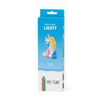 Hey Clay -  Regenboog Unicorn - Lighty  - 3 bakjes