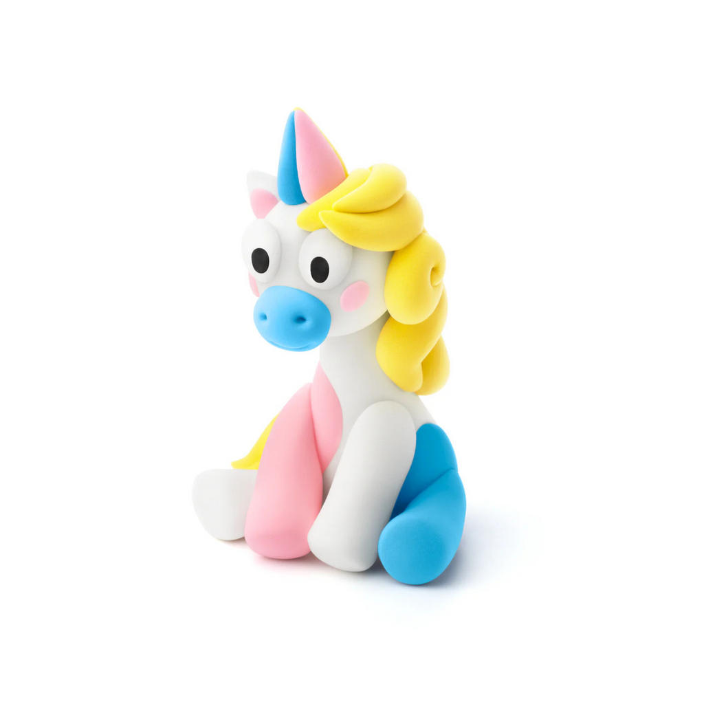 Hey Clay -  Regenboog Unicorn - Lighty  - 3 bakjes