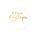 Sticker - Fijne feestdagen - 20 stuks