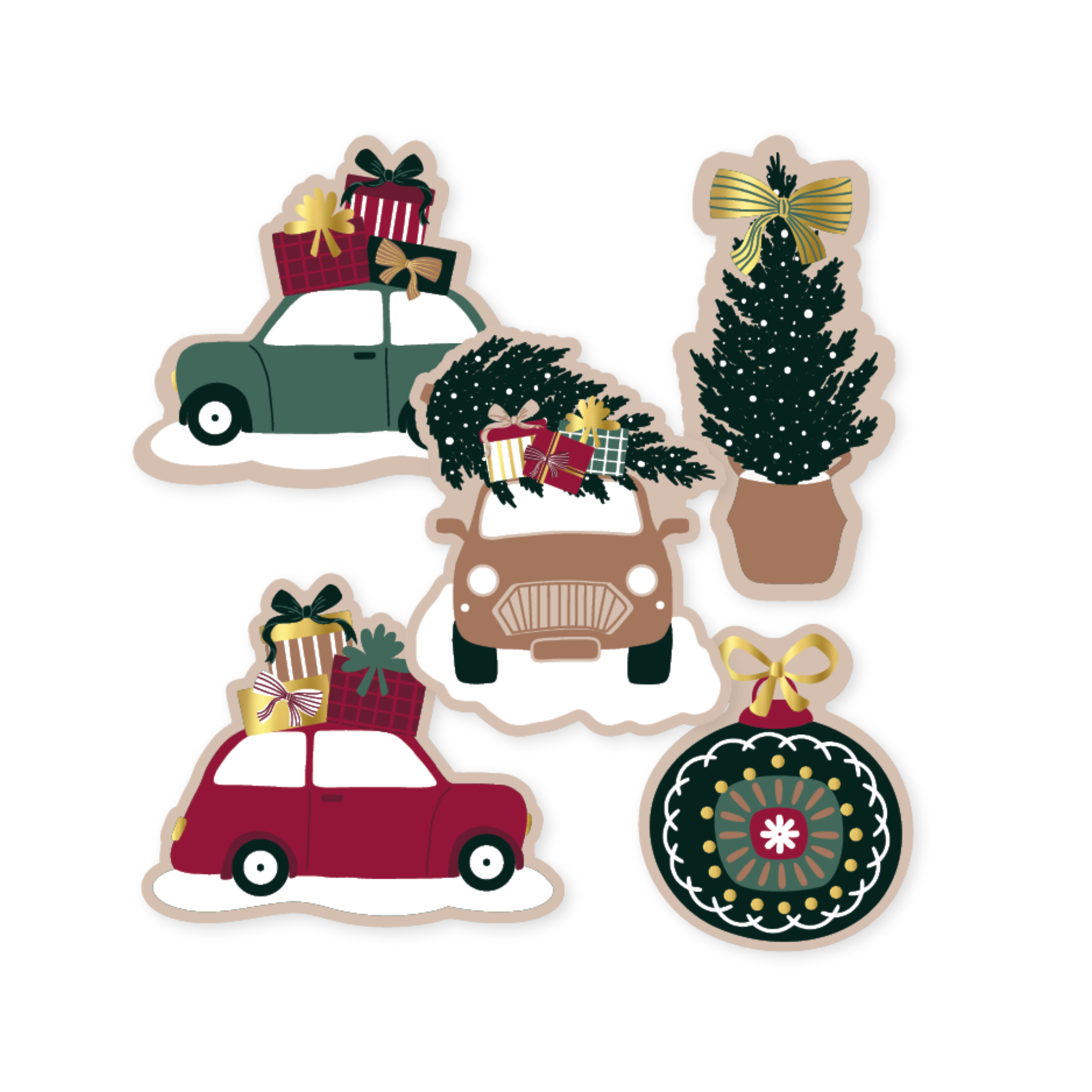 Sticker - Kerst - 20 stuks