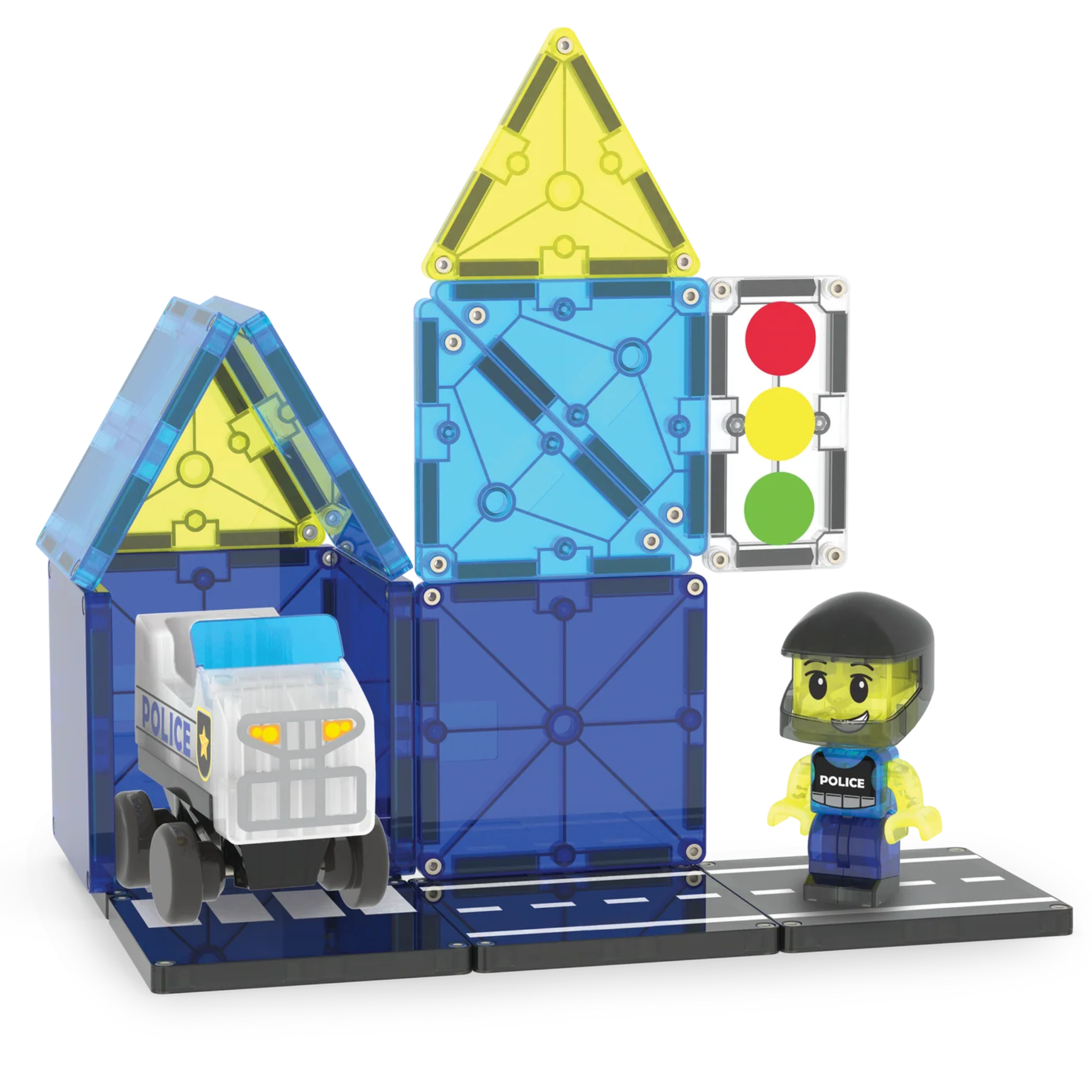 MAGNA-TILES - Police Station - 20 delige set