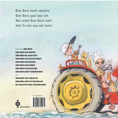 Hardcover boek Boer Boris gaat naar zee