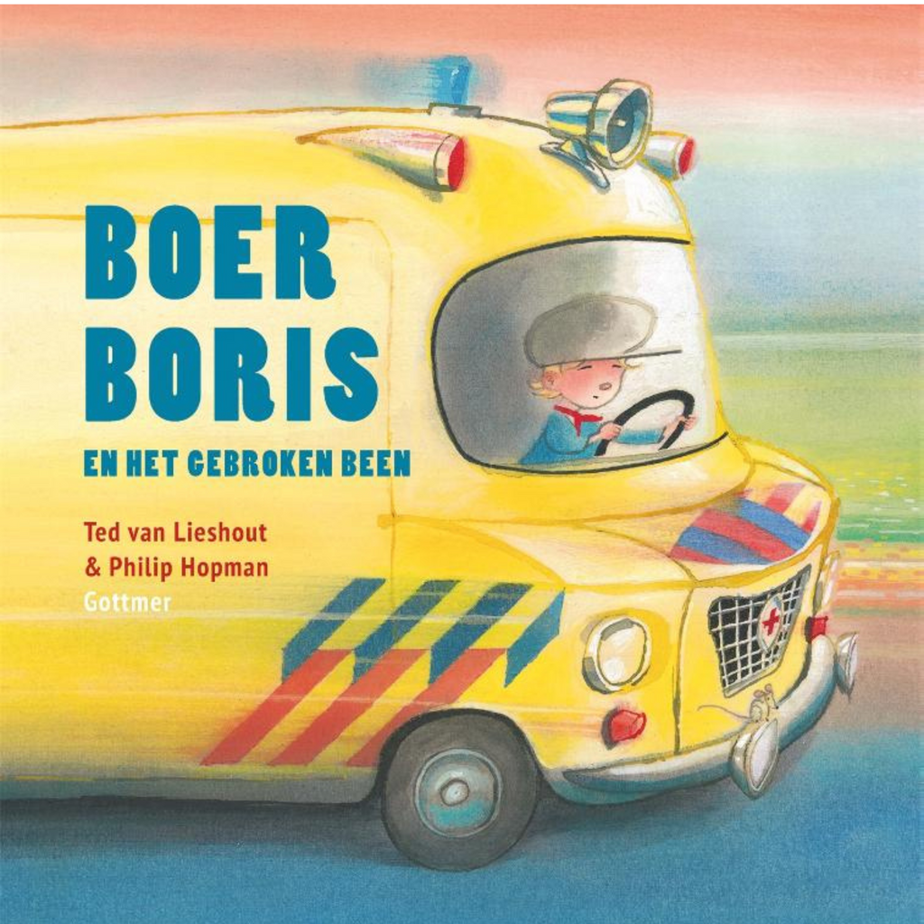 Hardcover boek Boer Boris en het gebroken been