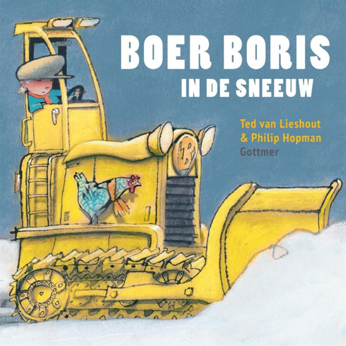 Hardcover boek Boer Boris in de sneeuw