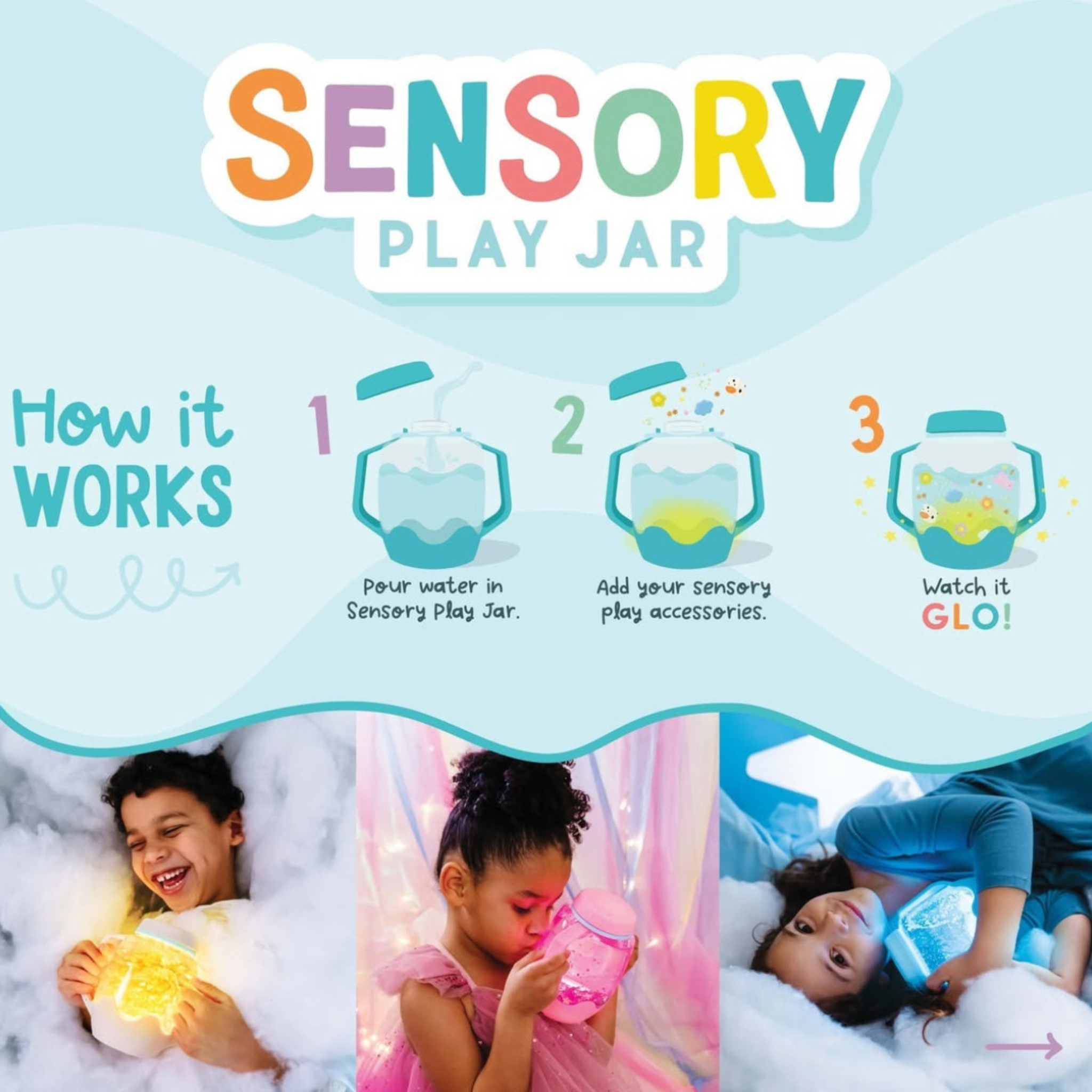GloPals - Sensory play cup - Grijs