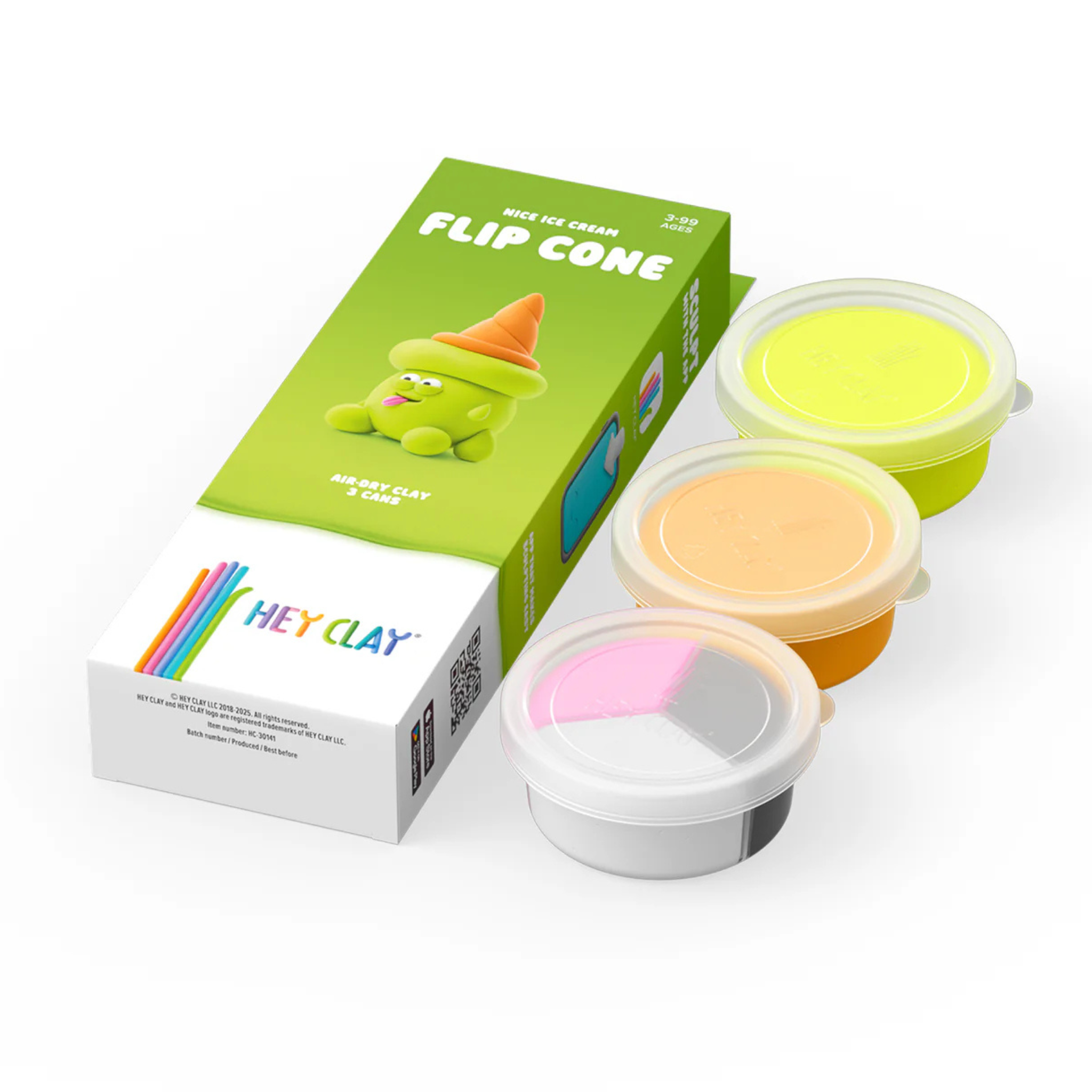 Hey Clay - Flip Cone - 3 bakjes