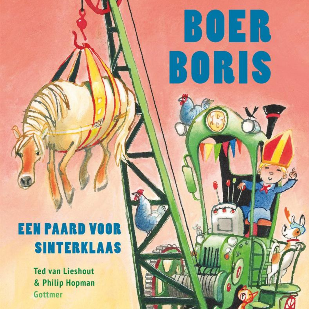 Hardcover boek Boer Boris een paard voor Sinterklaas