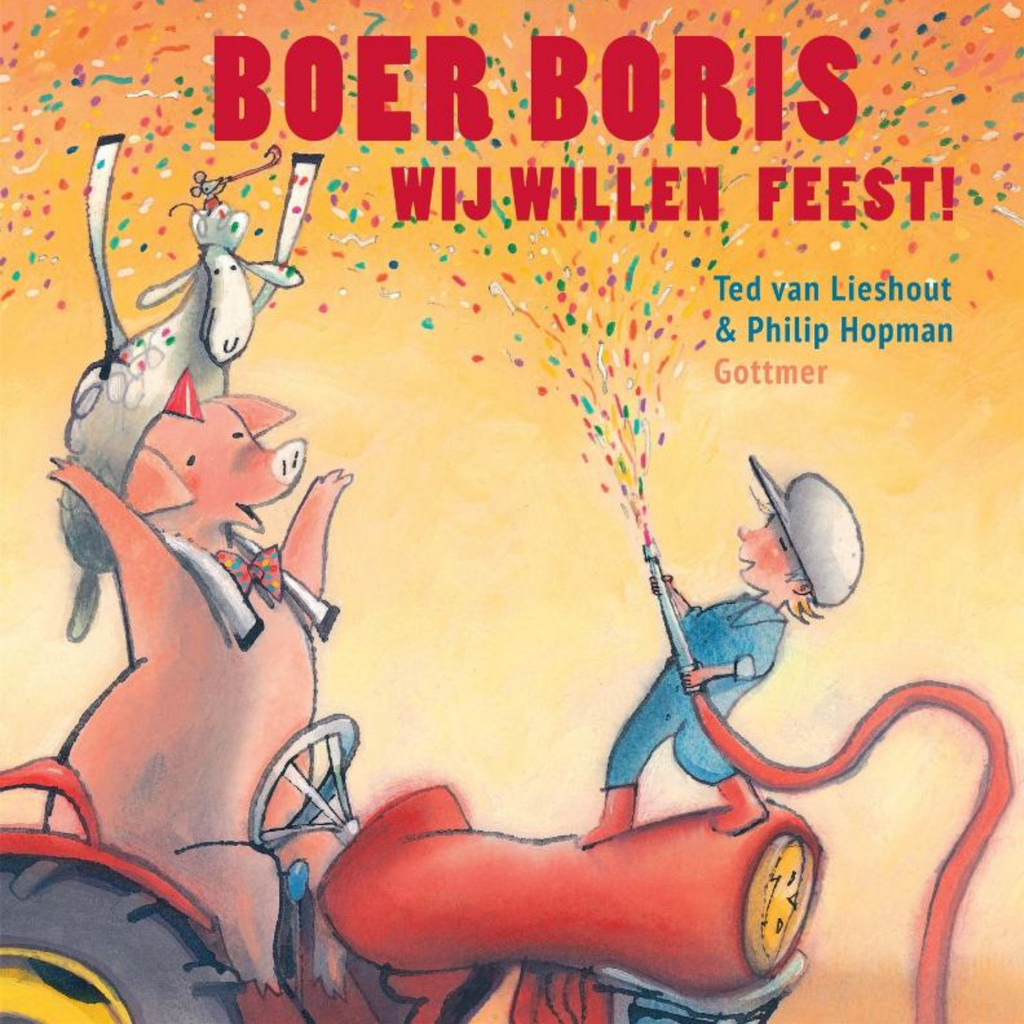 Hardcover boek Boer Boris wij willen feest!