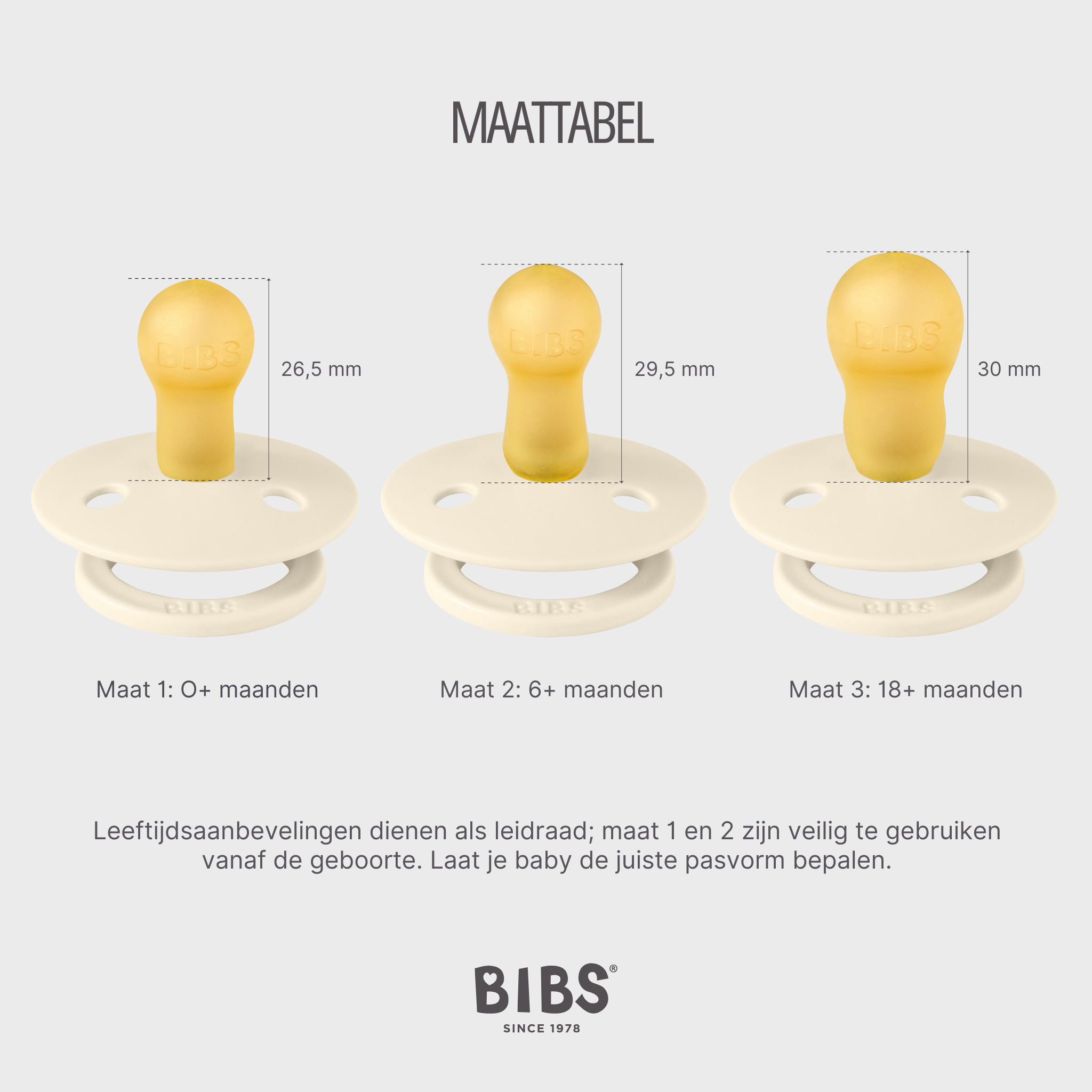 Bibs Speen 2 pack - Blush/Vanilla- Glow in the dark - Size 2