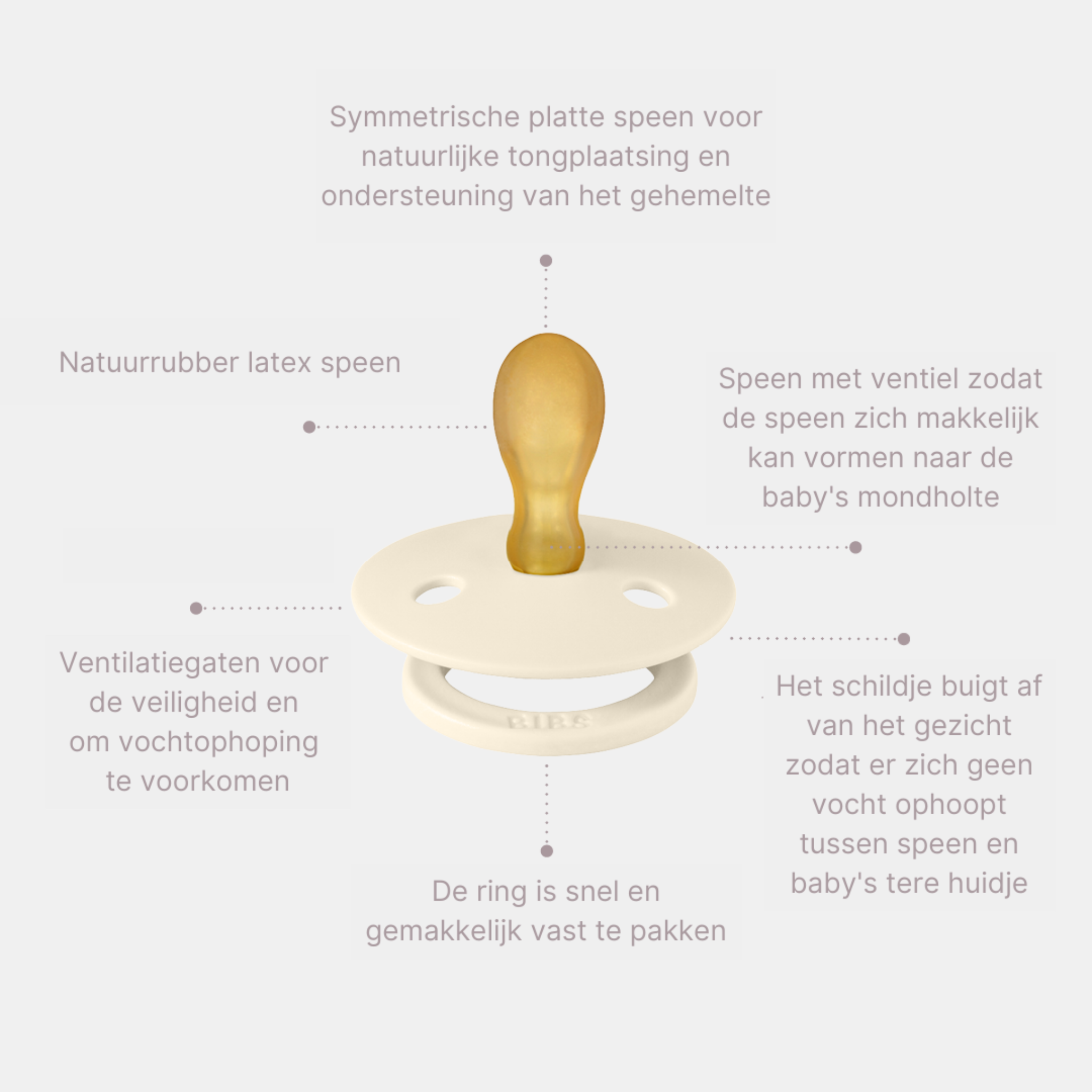 Bibs Speen 2 pack - Symmetrisch - Sage/Cloud -Glow in the dark - Size 2