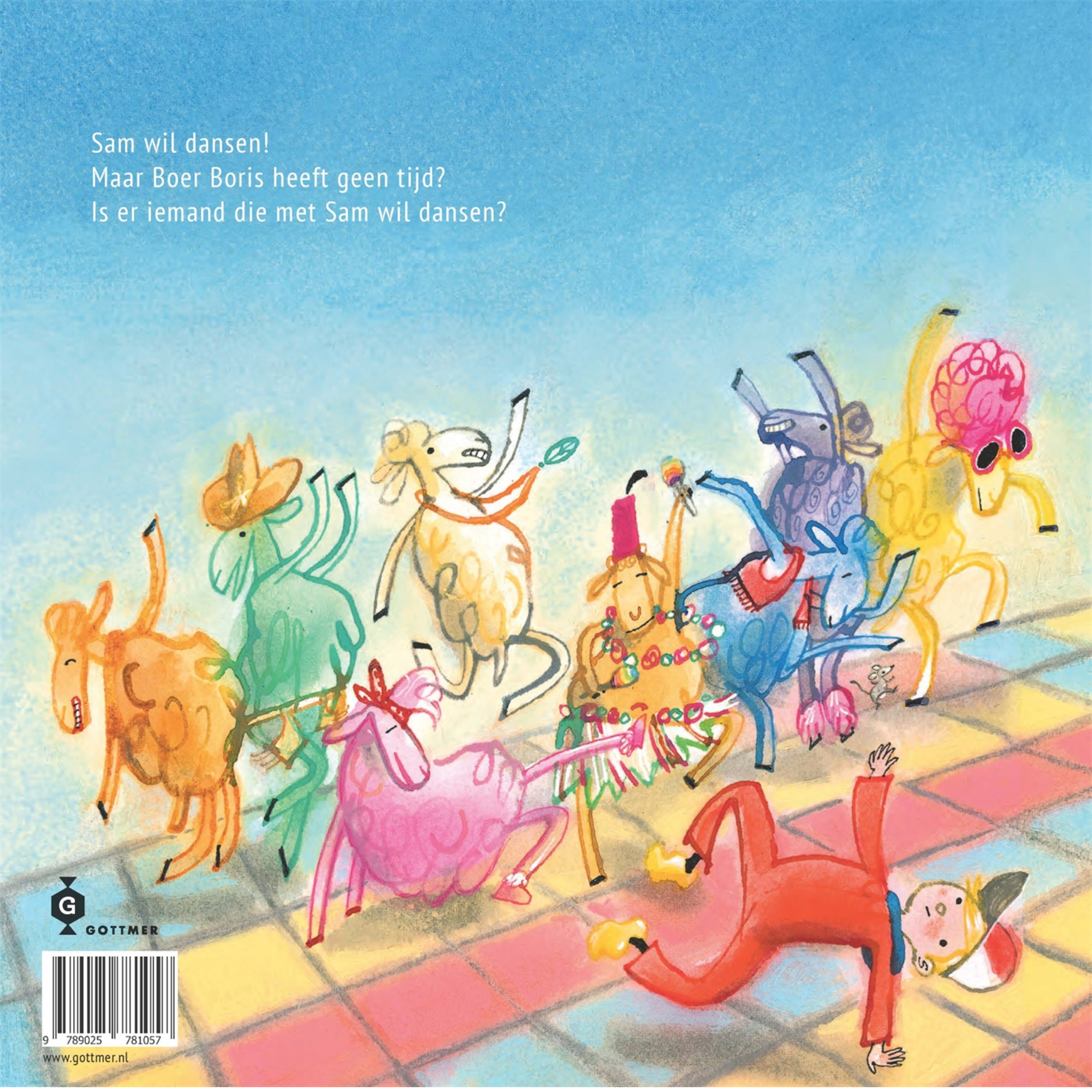Hardcover boek Boer Boris dans met mij.