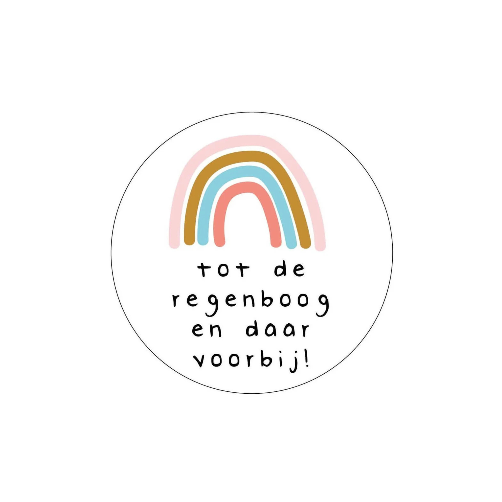 Sticker - Regenboog - 20 stuks