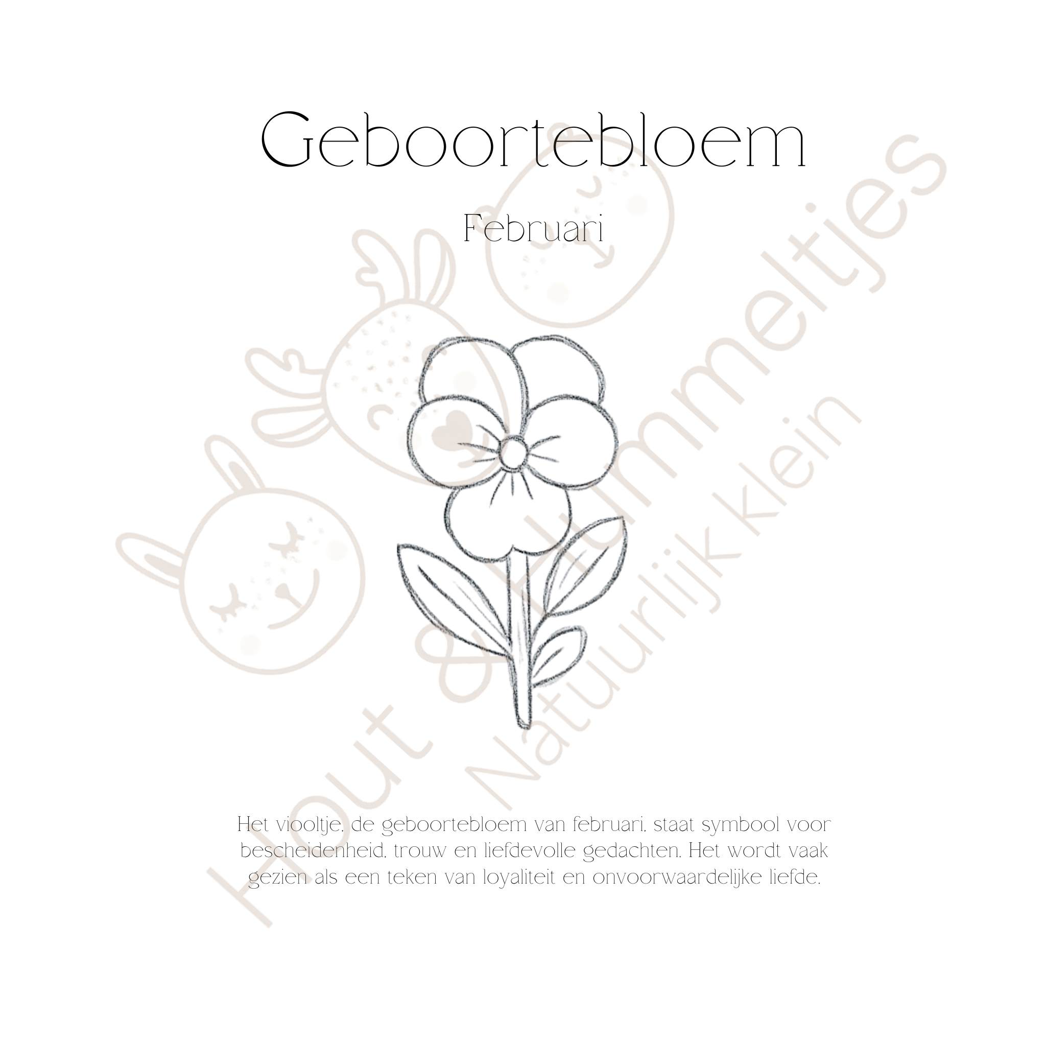 Geboortebloem - Februari