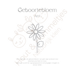 Geboortebloem - April