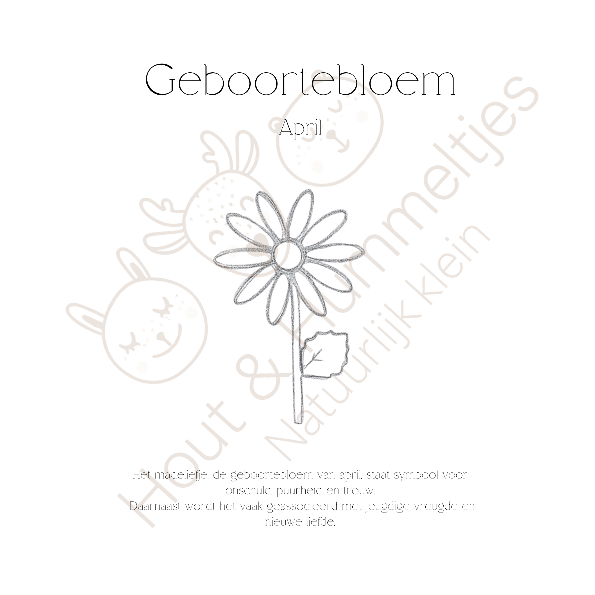 Geboortebloem - April