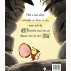 Hardcover boek de leeuw in de muis