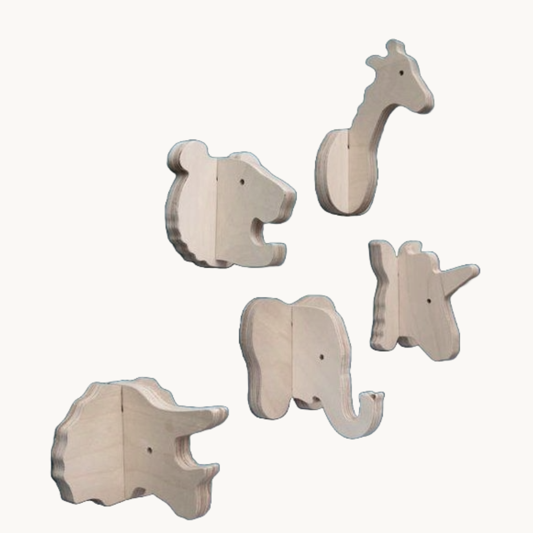 Ted & Fred - Wandhaak - Tijger Ted