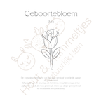 Geboortebloem - Juni