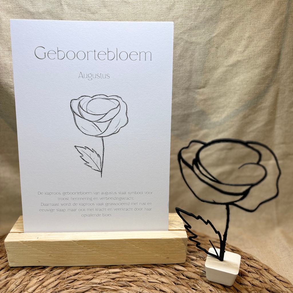 Geboortebloem - Augustus