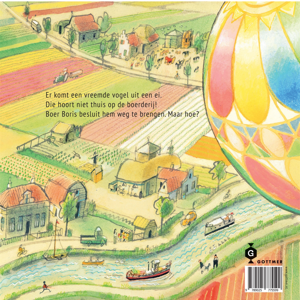 Hardcover boek Boer Boris en de luchtballon