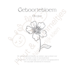 Geboortebloem - Oktober