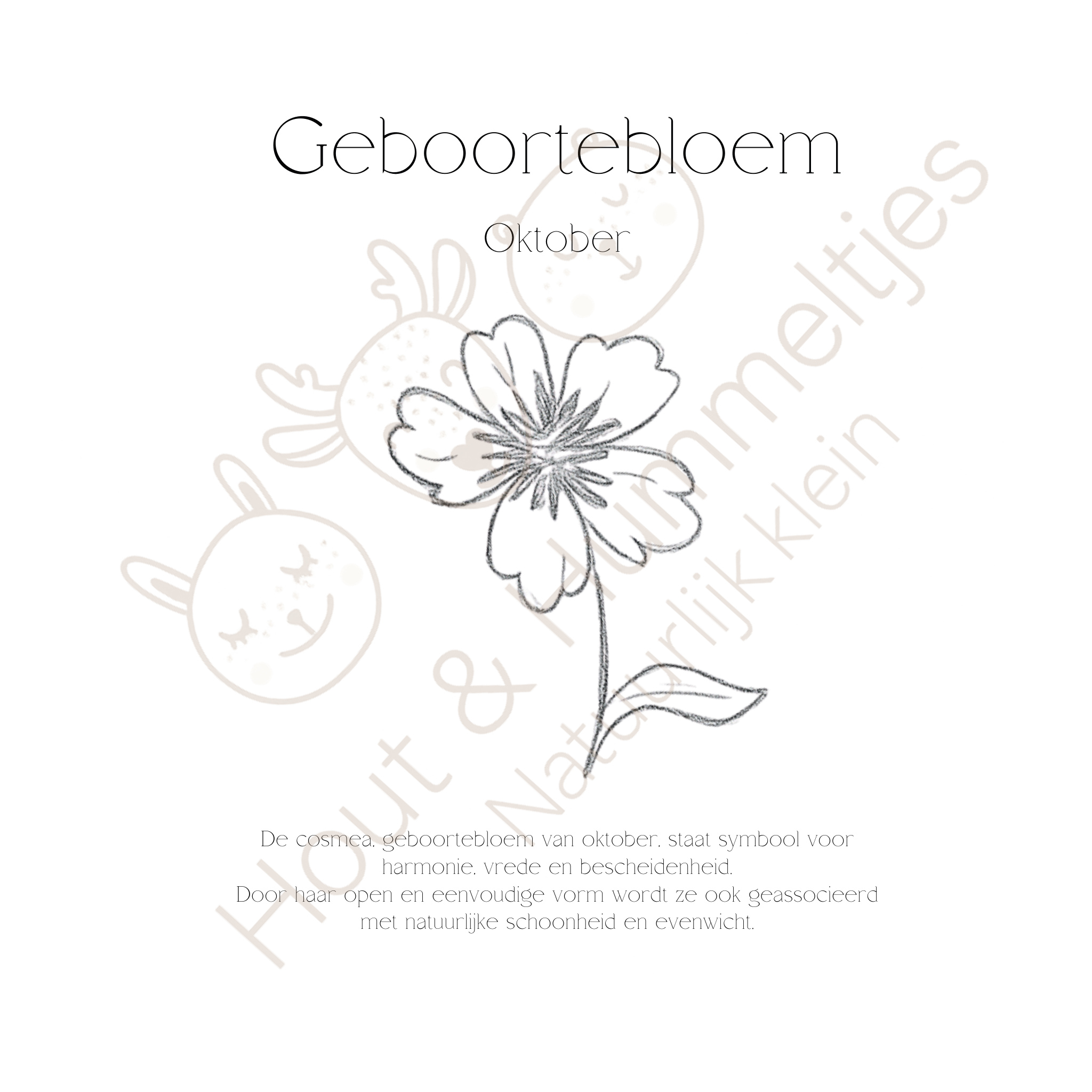 Geboortebloem - Oktober