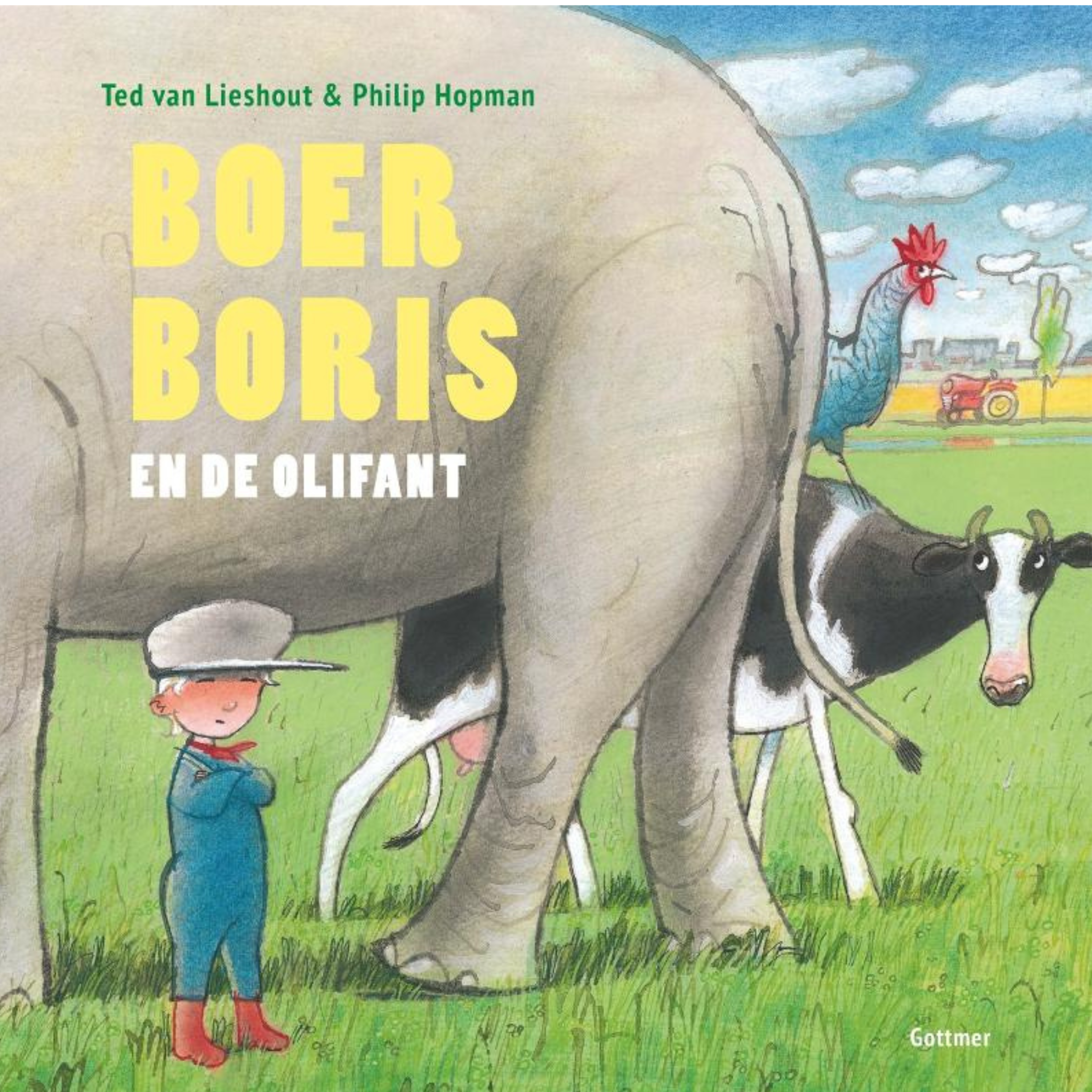 Hardcover boek Boer Boris en de olifant