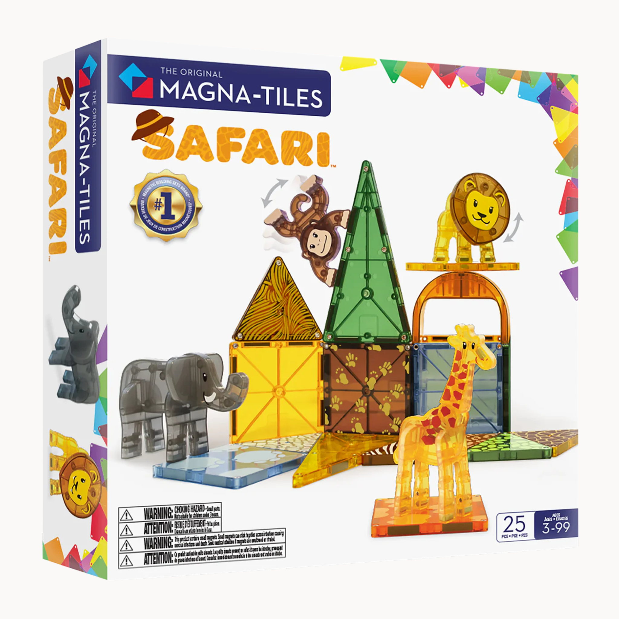 MAGNA-TILES - Safari Animals - 25 delige set
